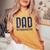 Dad Strength Fathers Day Women's Oversized Comfort T-shirt Mustard