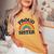 Gbtq Proud Sister Gay Pride Lgbt Ally Family Rainbow Flag Women's Oversized Comfort T-shirt Mustard