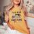 I'll Be In My Happy Place Sewing Machine Flower Quilting Women's Oversized Comfort T-shirt Mustard