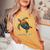 Longboat Key Fl Florida Souvenir Vintage Tribal Sea Turtle Women's Oversized Comfort T-shirt Mustard