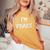 I Come In Peace I'm Peace Matching Couples Women's Oversized Comfort T-shirt Mustard