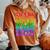 Shade Never Made Anybody Less Gay Lgbtq Rainbow Pride Groovy Women's Oversized Comfort T-shirt Yam