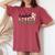 Baseball Gigi Ballpark Gigi Baseball Mom Mother's Day Women's Oversized Comfort T-shirt Crimson