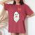 Be My Boo Ghost Happy Valentine's Day Couple Girl Women's Oversized Comfort T-shirt Crimson