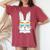 Bunny Gay Pride Lgbtq Bunny Rainbow Sunglasses Happy Easter Women's Oversized Comfort T-shirt Crimson