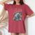 I Choose The Bear Motivational Team Bear Woods Girls Floral Women's Oversized Comfort T-shirt Crimson