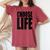 Choose Life Vintage 80S Choose Life Vintage 80S Women's Oversized Comfort T-shirt Crimson