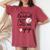 My Favorite Baseball Player Calls Me Gigi Cute Gigi Baseball Women's Oversized Comfort T-shirt Crimson