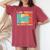 Turtle Sea Turtle Lover Boys Girls Women's Oversized Comfort T-shirt Crimson