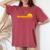 Honey Moonin Beach Honeymoon Vacation Couples Women's Oversized Comfort T-shirt Crimson