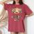 Mom And Dad Birthday Girl Cow Family Party Decorations Women's Oversized Comfort T-shirt Crimson