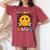 One Happy Dude Retro Groovy 1St Birthday Family Matching Women's Oversized Comfort T-shirt Crimson