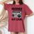 Recover Out Loud Vintage Style Tape Recorder Women's Oversized Comfort T-shirt Crimson