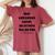 Never Underestimate Yourself Positive Phrase & Mens Women's Oversized Comfort T-shirt Crimson