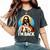 Bunny Christian Jesus Guess Who's Back Happy Easter Day Women's Oversized Comfort T-Shirt Pepper