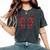 Butterfly Red Buffalo Plaid Christmas Tree Lights Women's Oversized Comfort T-Shirt Pepper