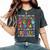 Childcare Teacher Negotiate With Toddlers Daycare Provider Women's Oversized Comfort T-Shirt Pepper