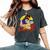 Colombia Girl Colombian Mujer Colombiana Flag Women's Oversized Comfort T-Shirt Pepper
