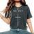 The Way Cross Minimalist Christian Religious Jesus Women's Oversized Comfort T-Shirt Pepper