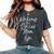 Cute Mother's Day Quote Rocking The Soccer Mom Life Women's Oversized Comfort T-Shirt Pepper