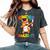 Dabbing Kindergarten Fox Graduation Class Of 2020 Boys Girls Women's Oversized Comfort T-Shirt Pepper