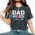 Dad 2024 Loading A Girl Or A Boy Baby Pregnancy Announcement Women's Oversized Comfort T-Shirt Pepper