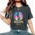 Disco Diva Retro 70'S 80'S Seventies Retro Disco Ball Women's Oversized Comfort T-Shirt Pepper