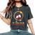 Drinking Wine And Watching My Total Solar Eclipse Glasses Women's Oversized Comfort T-Shirt Pepper