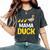 Ducks Duck Lover Mama Duck Women's Oversized Comfort T-Shirt Pepper