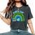 Earth Day Every Day Rainbow Earth Day Awareness Planet Women's Oversized Comfort T-Shirt Pepper