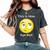 This Is How I Eye Roll Sarcastic Humor Emoticon Women's Oversized Comfort T-Shirt Pepper