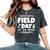 Field Day Kindergarten K Orange 2024 Boy Girl Teacher Women's Oversized Comfort T-Shirt Pepper