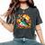 Dabbing Mexican Poncho Sombrero Cinco De Mayo Girl Boy Women's Oversized Comfort T-Shirt Pepper