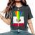 Lgbt Mexico Flag Zip Rainbow Mexican Gay Pride Women's Oversized Comfort T-Shirt Pepper