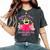 Who's That Wonderful Girl Could She Be Any Cuter Cute Women's Oversized Comfort T-Shirt Pepper