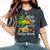 Girls Trip 2024 Palm Tree Sunset Belize Beach Women's Oversized Comfort T-Shirt Pepper