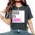 God Is Dope Purple Christian Faith Believe Women's Oversized Comfort T-Shirt Pepper