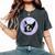 Gothic Cats Full Moon Aesthetic Vaporwave Women's Oversized Comfort T-Shirt Pepper