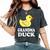 Grandma Duck Mama Rubber Duck Lover Women's Oversized Comfort T-Shirt Pepper