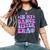 Groovy In My Dance Sister Era Women's Oversized Comfort T-Shirt Pepper