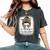 Honey Like A Normal Grandma Only More Awesome Messy Bun Women's Oversized Comfort T-Shirt Pepper