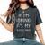 If I'm Drunk It's My Bestie's Fault Floral Women's Oversized Comfort T-Shirt Pepper