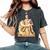 Italian Sculptor Michelangelo Pieta Statue Jesus Mother Mary Women's Oversized Comfort T-Shirt Pepper