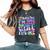 Its Me Hi Im The Birthday Girl Its Me Groovy For Girls Women Women's Oversized Comfort T-Shirt Pepper