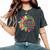 Just Because I'm Awake For Tweens & Ns Retro Groovy Women's Oversized Comfort T-Shirt Pepper