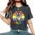 Lgbtq Swedish Vallhund Dog Rainbow Love Gay Pride Women's Oversized Comfort T-Shirt Pepper
