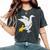 Mama Duck Duckling Mother Mom Mother's Day Women's Oversized Comfort T-Shirt Pepper