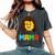 Mama Master Builder Building Bricks Blocks Matching Family Women's Oversized Comfort T-Shirt Pepper