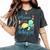 Meme Of The Birthday Girl Sea Party Turtle Birthday Women's Oversized Comfort T-Shirt Pepper