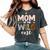 Mom And Dad Of The Wild One Birthday Girl Family Party Decor Women's Oversized Comfort T-Shirt Pepper